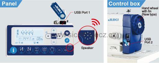 Juki DDL-8000APSH 1-jehlový stroj s odstřihem, těžký