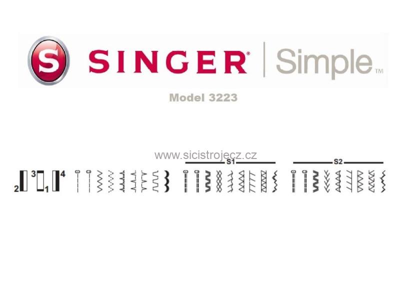 Singer Simple 3223 RED