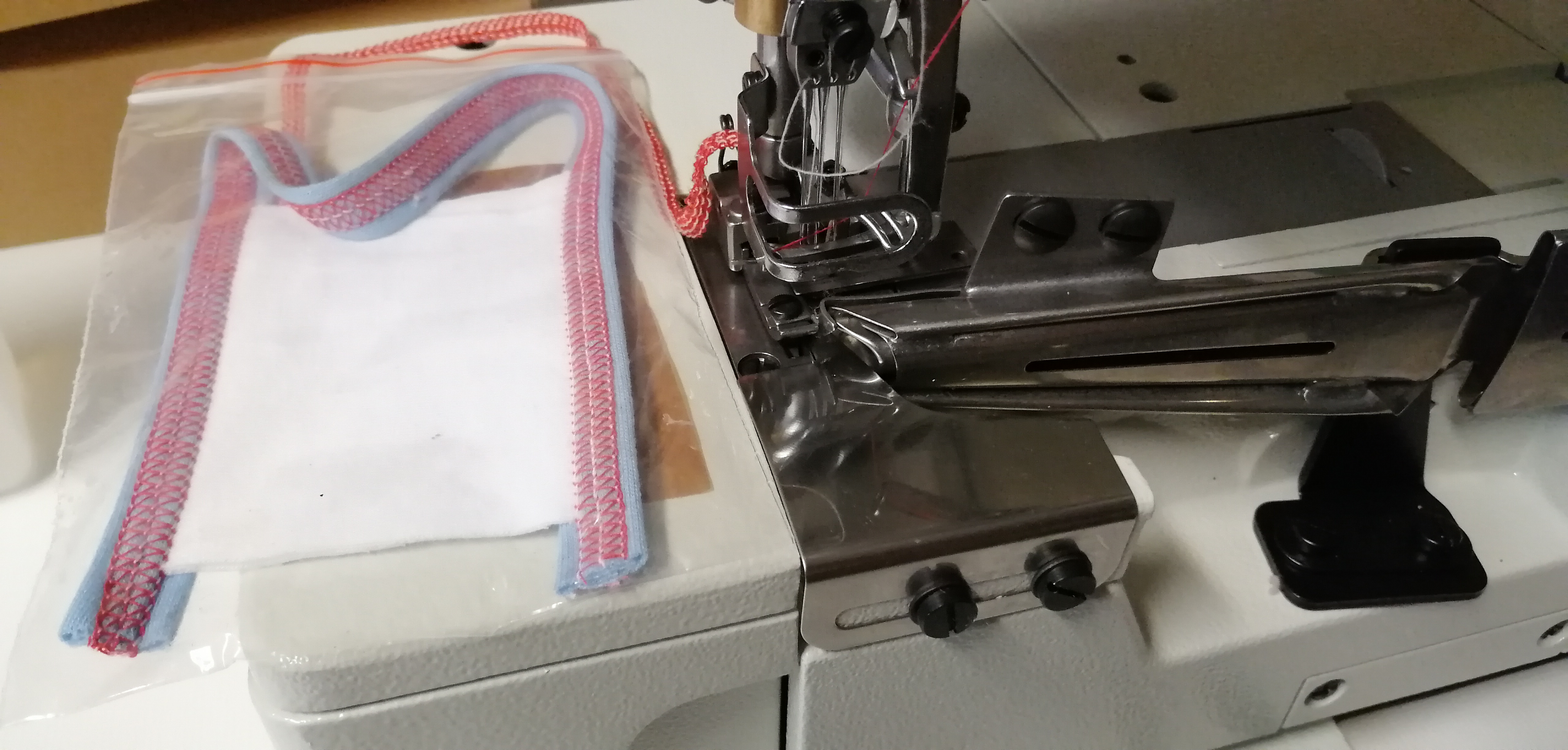 3-jehlový interlock Zoje ZJ-C5000-G-356-02 SET