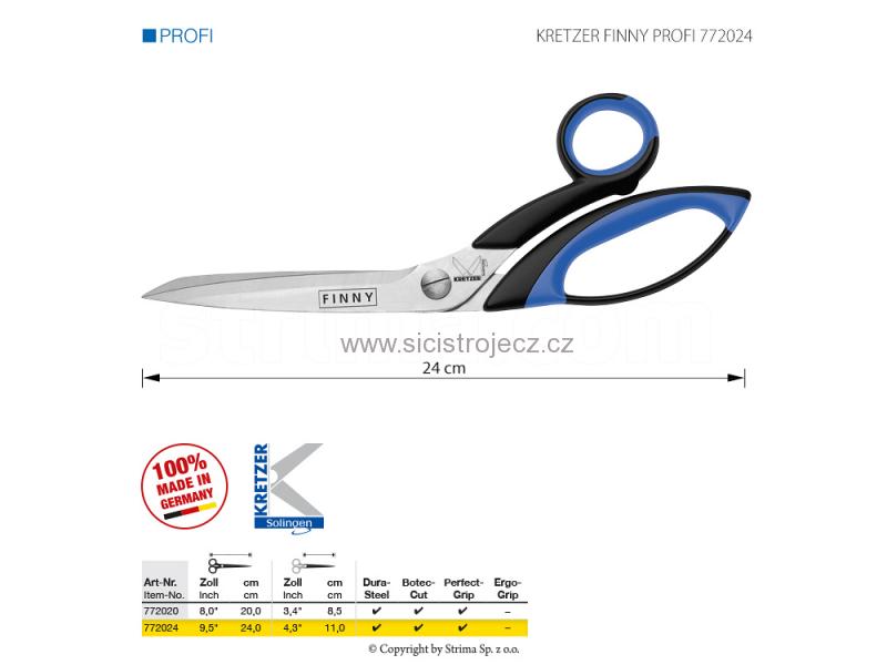 Sada nůžek KRETZER 772024 + 780213