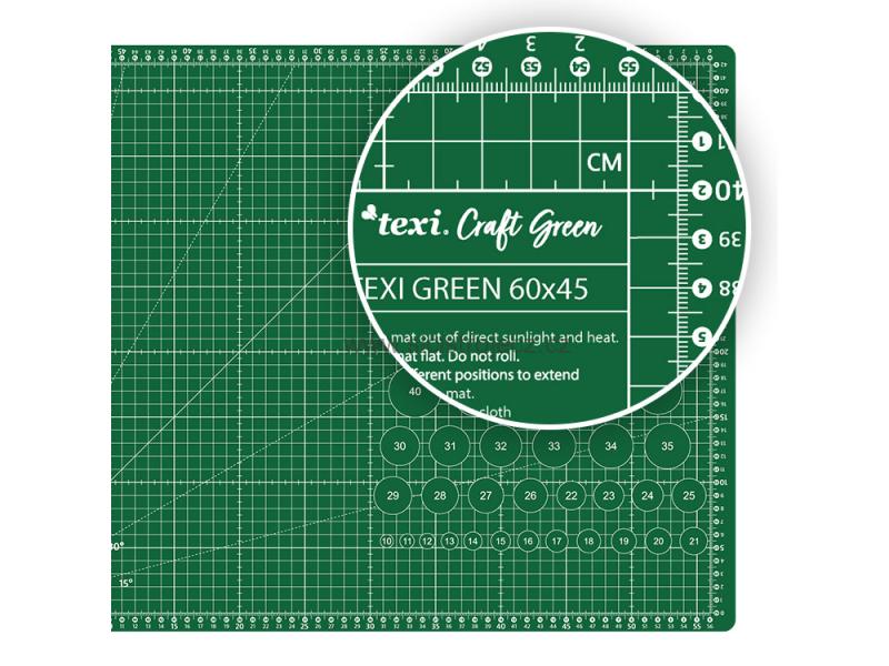 Řezací podložka TEXI GREEN 60X45