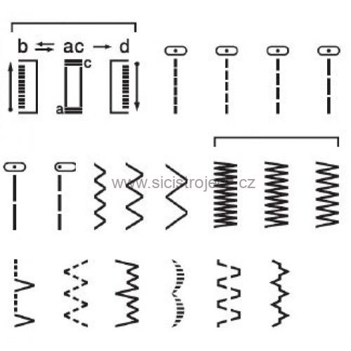 Šicí stroj Brother XN1700 AKCE: Overlocková patka v ceně
