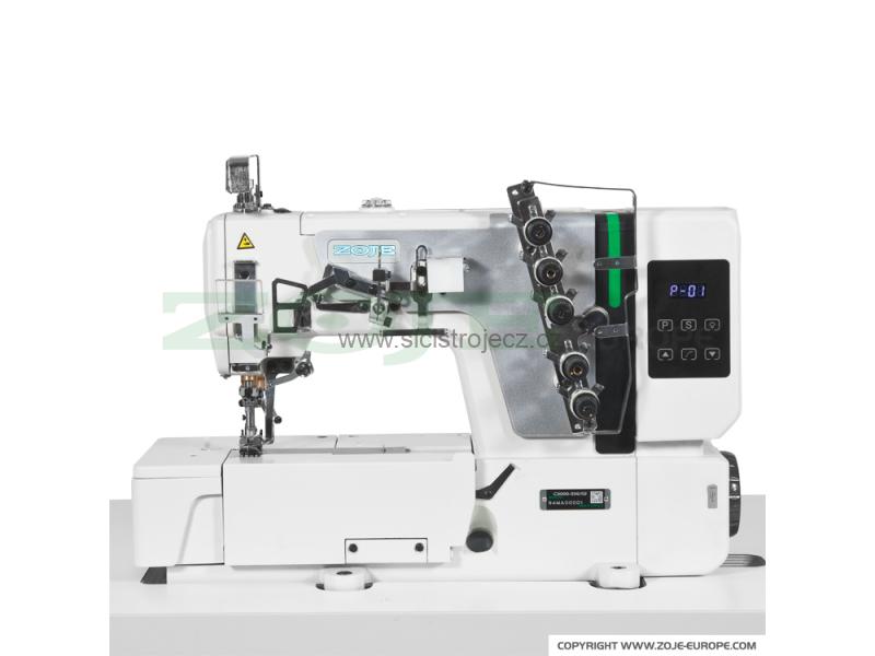 Průmyslový šicí stroj 3-jehlový coverlock - interlock Zoje C5000-364-02 Z SET