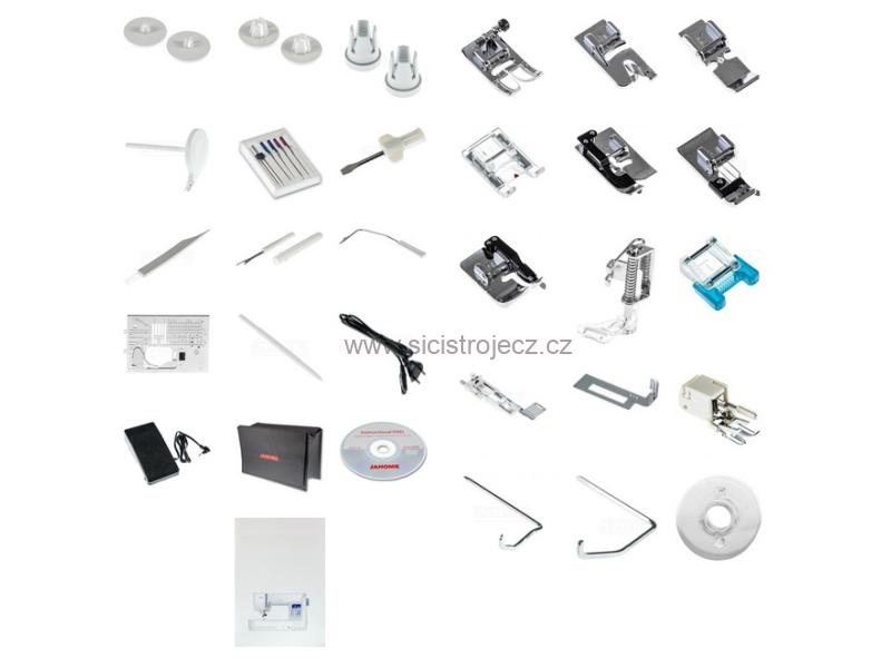 Šicí stroj JANOME SKYLINE S6 AE velikosti XL