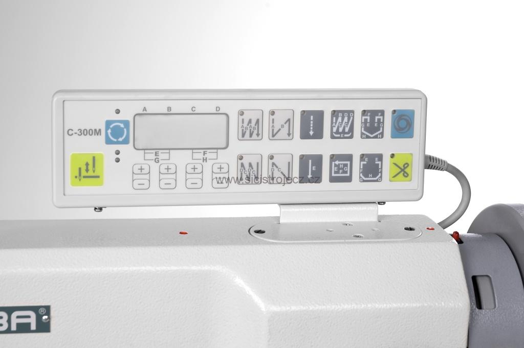 Siruba YF616-X2-12 se spodním a horním podáváním, odstřih