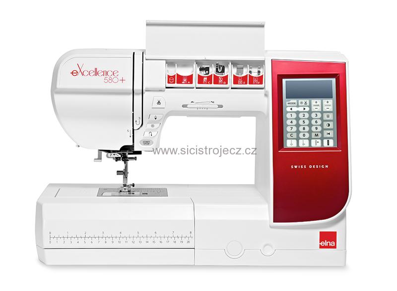 Elna 580+ 80 YEARS eXcellence elektronický šicí stroj
