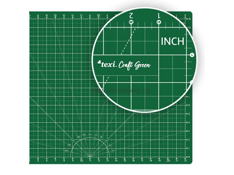 Řezací podložka TEXI GREEN 60X45
