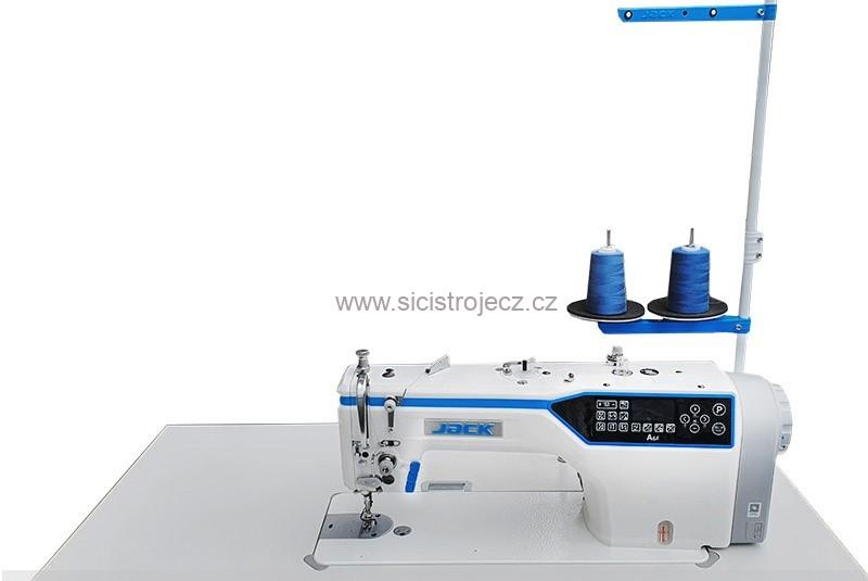 Jack A6F-EH 1-jehlový šicí stroj s odstřihem, jehelní podává