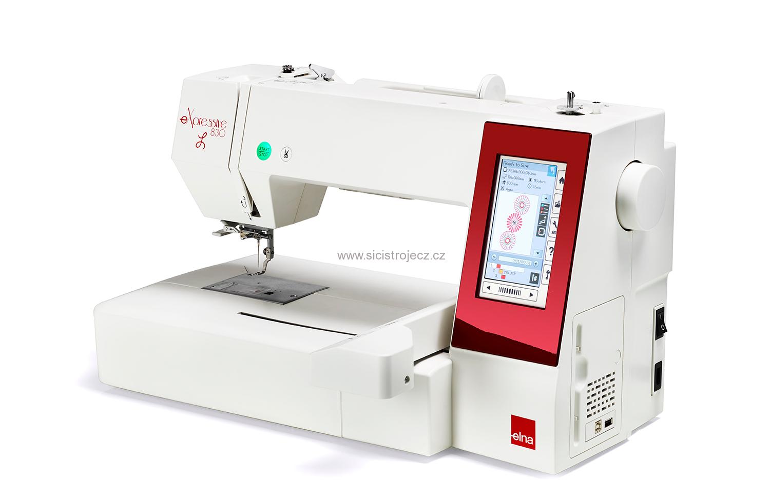  Elna 830L eXpressive vyšívací stroj 200x360mm
