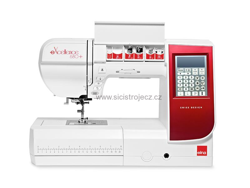  Elna 680+ 80 YEARS eXcellence elektronický šicí a quiltovací