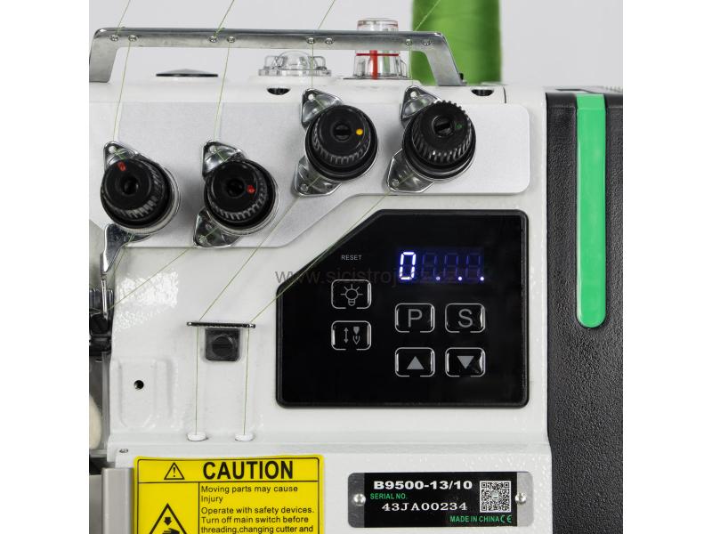 Průmyslový šicí stroj 4nitný overlock Zoje B9500-13-10 Z SET