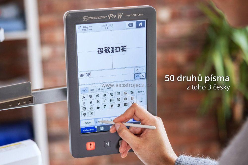 Vyšívací automat Brother PR1060W