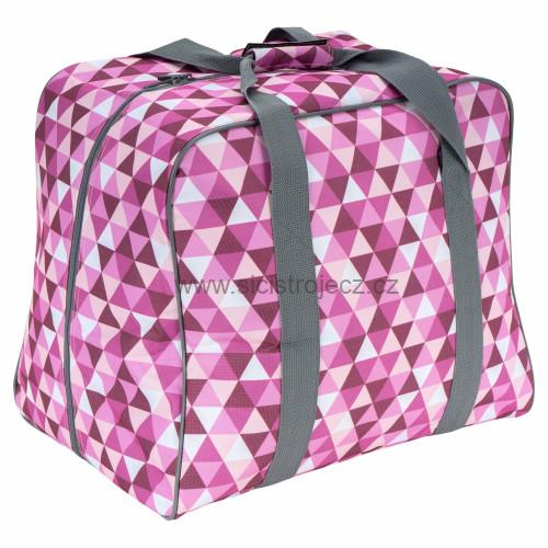 Taška na overlock Diamond Design růžová