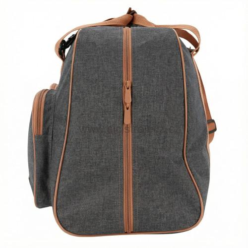 Taška na šicí stroj Semplix antracit/hnědá