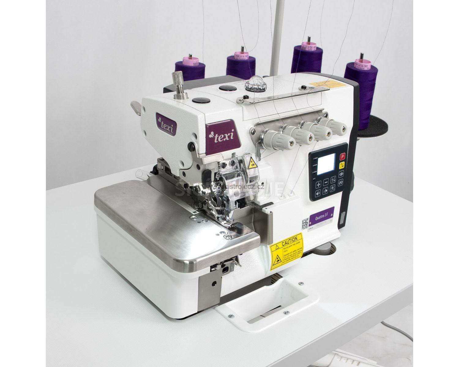 Průmyslový šicí stroj overlock TEXI QUATTRO 3F PREMIUM EX ON TOP