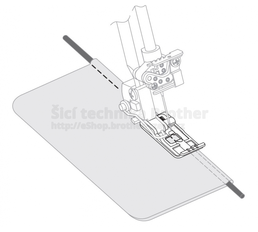 Merrylock - kordovací patka pro šití ozdobných provázků