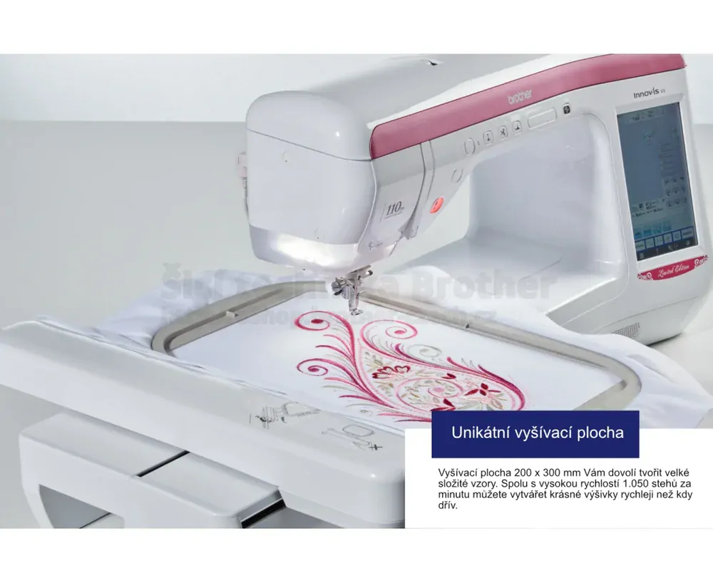 vyšívací stroj Brother V3 LE 