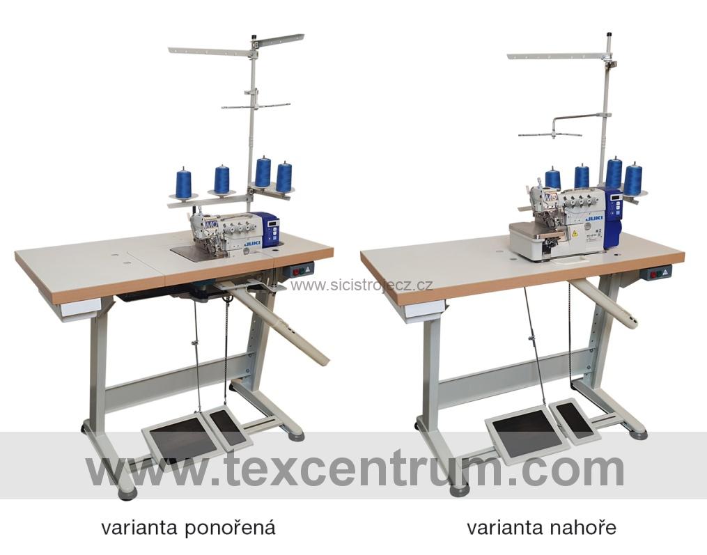 Juki MO-6814S-BE6-34H/G44Q143/DD10 4-nitný overlock, motor v