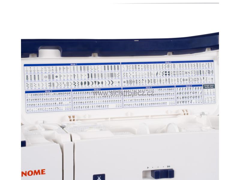 Šicí stroj JANOME SKYLINE S5 AE velikosti XL