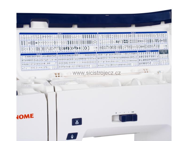 Šicí stroj JANOME SKYLINE S6 AE velikosti XL