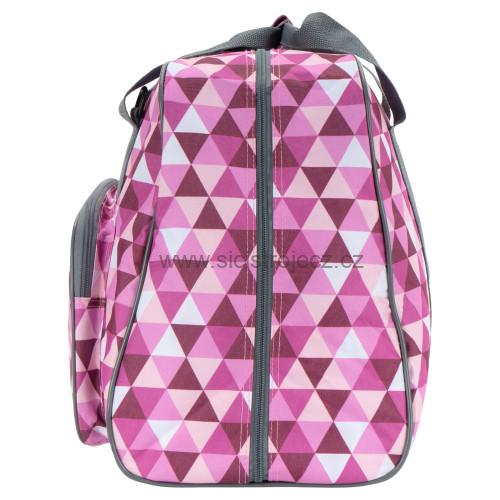 Taška na šicí stroj Diamond Design růžová