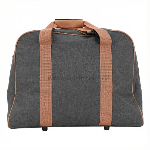 Taška na šicí stroj Semplix antracit/hnědá