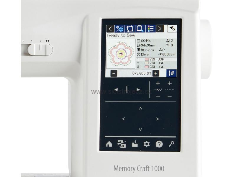 Šicí a vyšívací stroj JANOME MC1000