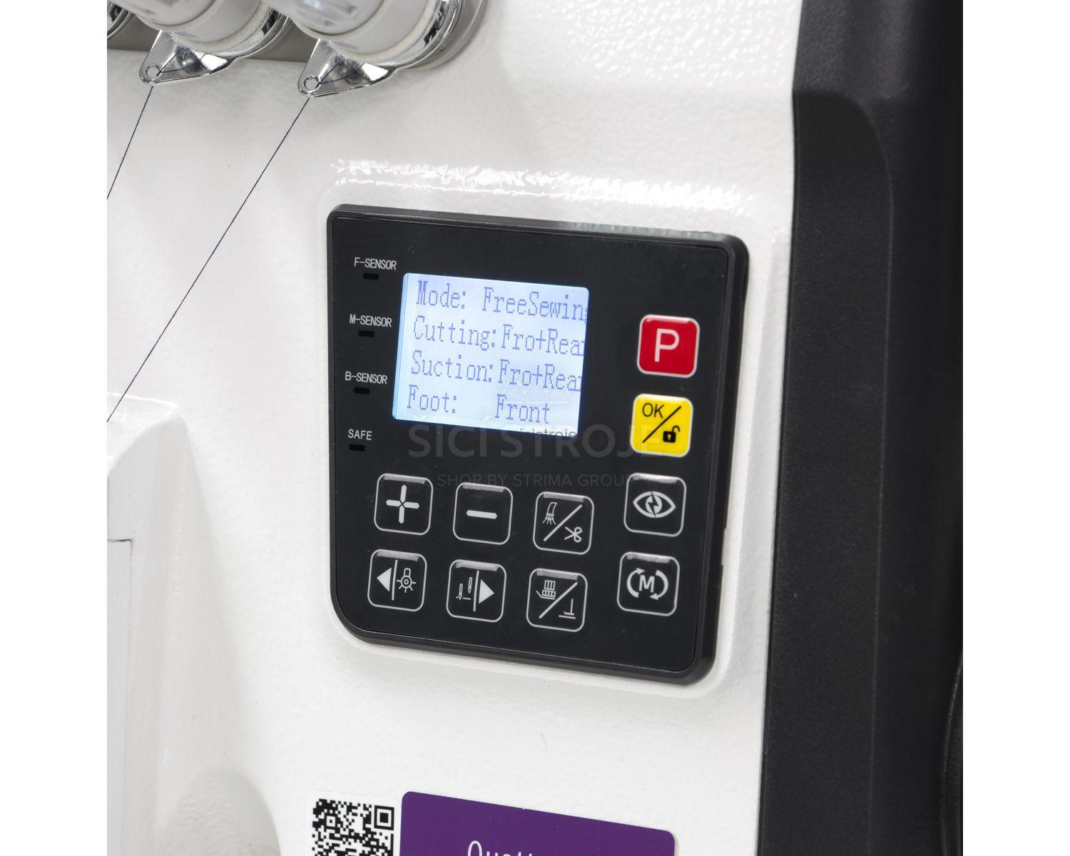 Průmyslový šicí stroj overlock TEXI QUATTRO 3F PREMIUM EX ON TOP