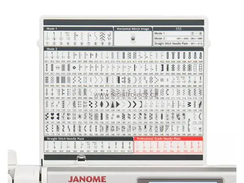 šicí stroj Janome MC 6700 PROFESSIONAL