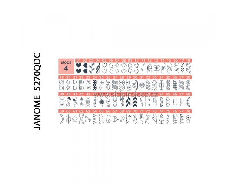 JANOME 5270 QDC