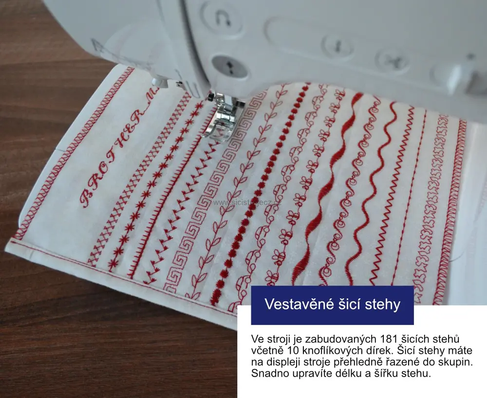 Šicí a vyšívací stroj Brother M380D