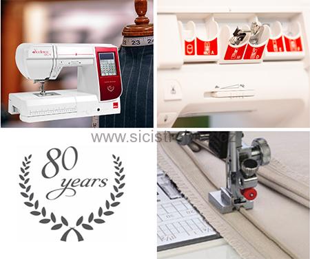  Elna 680+ 80 YEARS eXcellence elektronický šicí a quiltovací