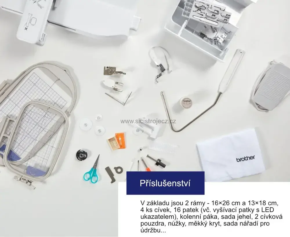 Šicí a vyšívací stroj Brother NV2700 