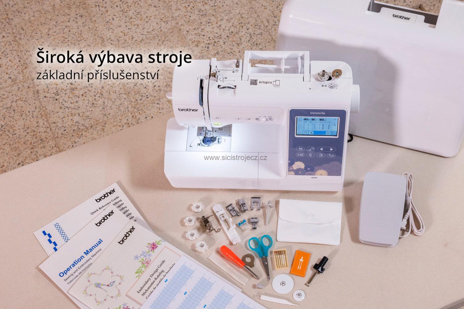 Šicí a vyšívací stroj Brother M380