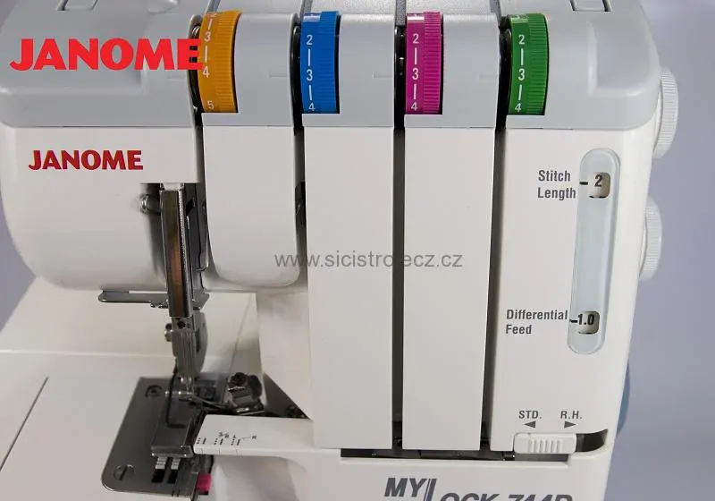 overlock Janome 744 D