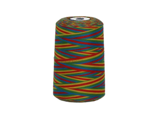 Polyesterová nit žíhaná Viga 80 multicolor - 9049
