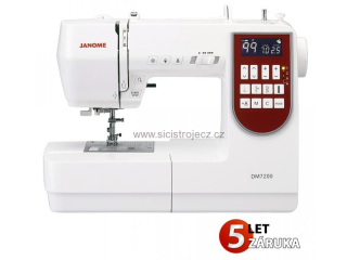 šicí stroj Janome DM 7200 + přídavný stolek