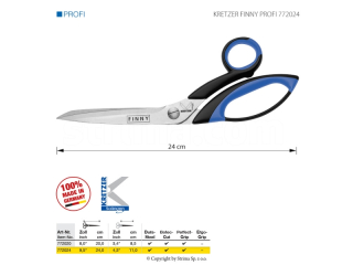 Nůžky KRETZER FINNY PROFI 772024